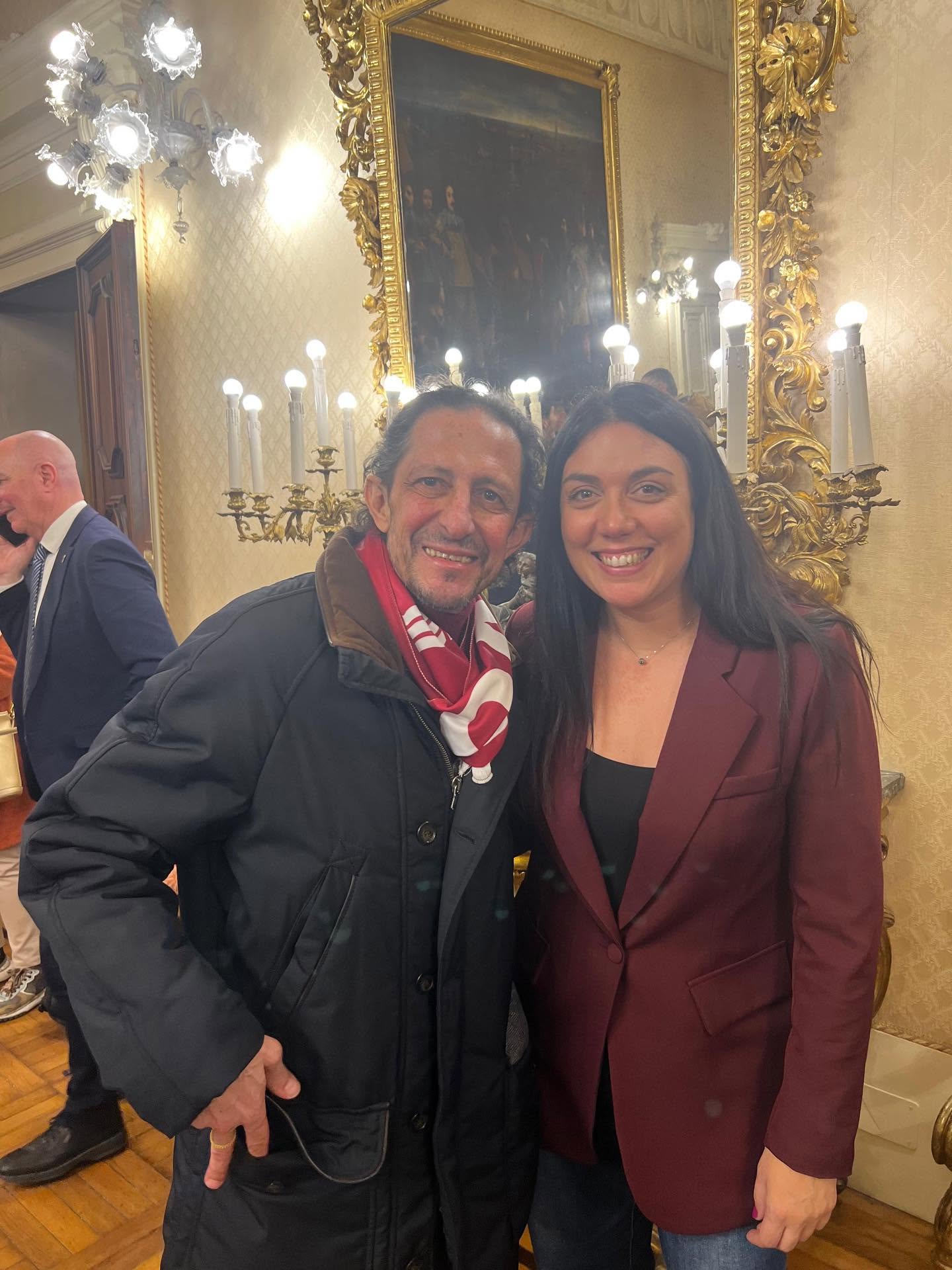 Fotografia di Diletta Fallani in un momento di attività pubblica