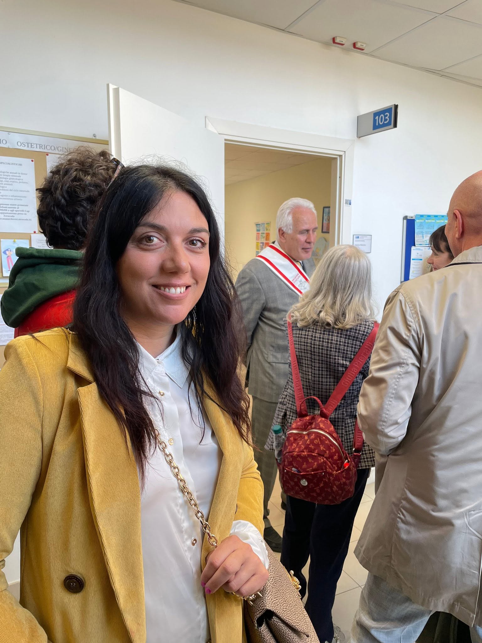 Fotografia di Diletta Fallani in un momento di attività pubblica