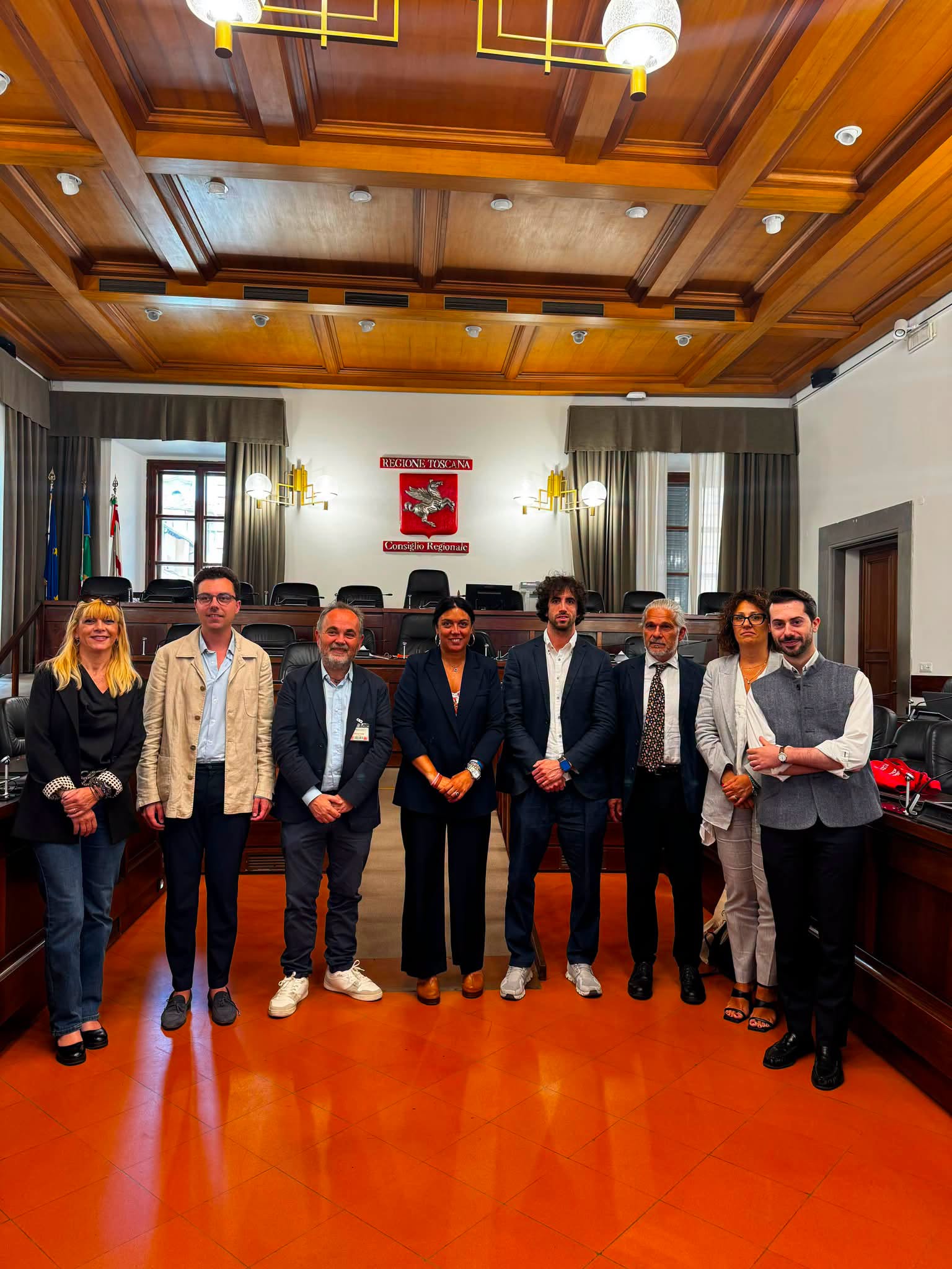 Fotografia di Diletta Fallani in un momento di attività pubblica